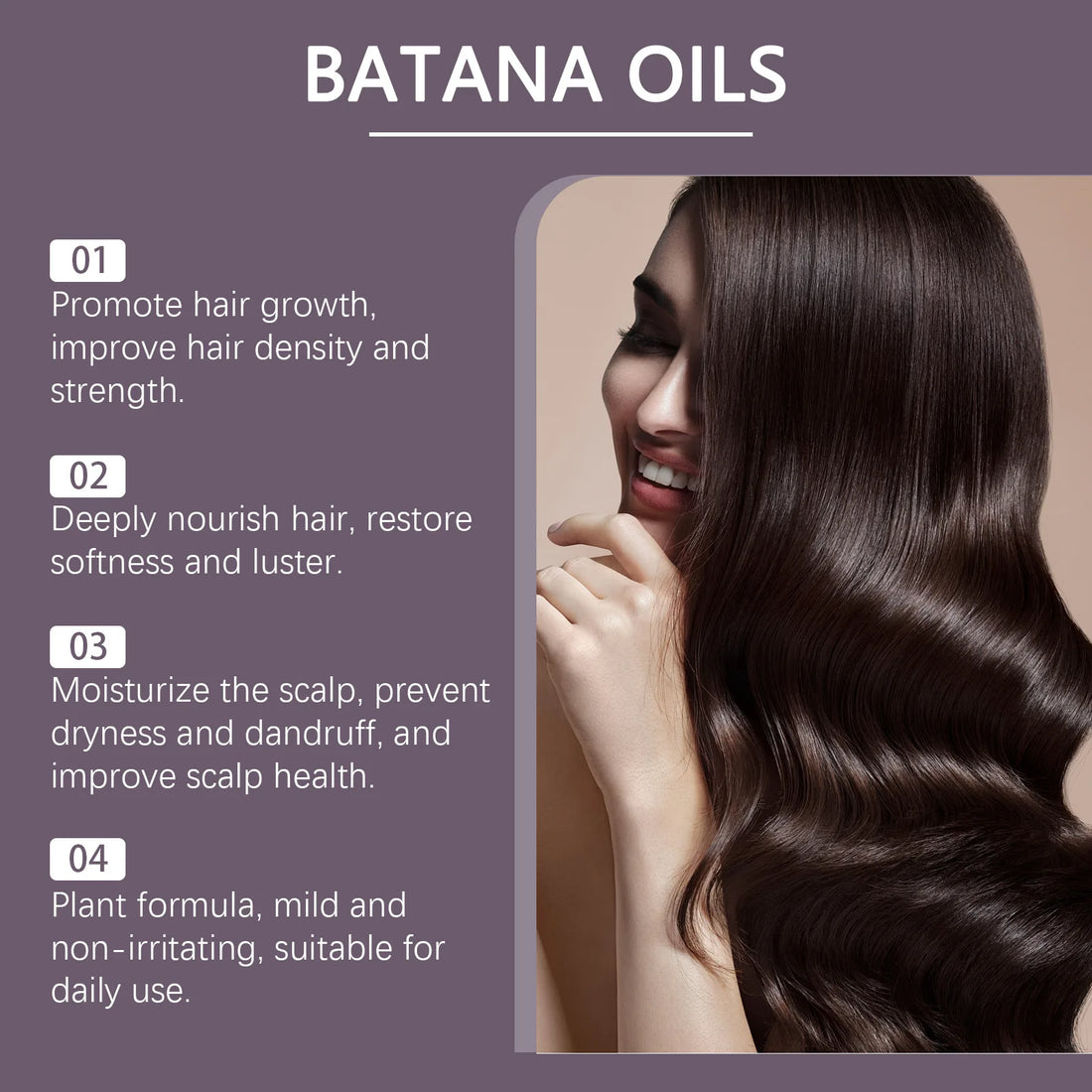 Hoegoa Batana Oil Natural Organic Growth Repair Split Ends Nourish Scalp Strengthen Hair Roots Anti Loss Hair Treatment Mask