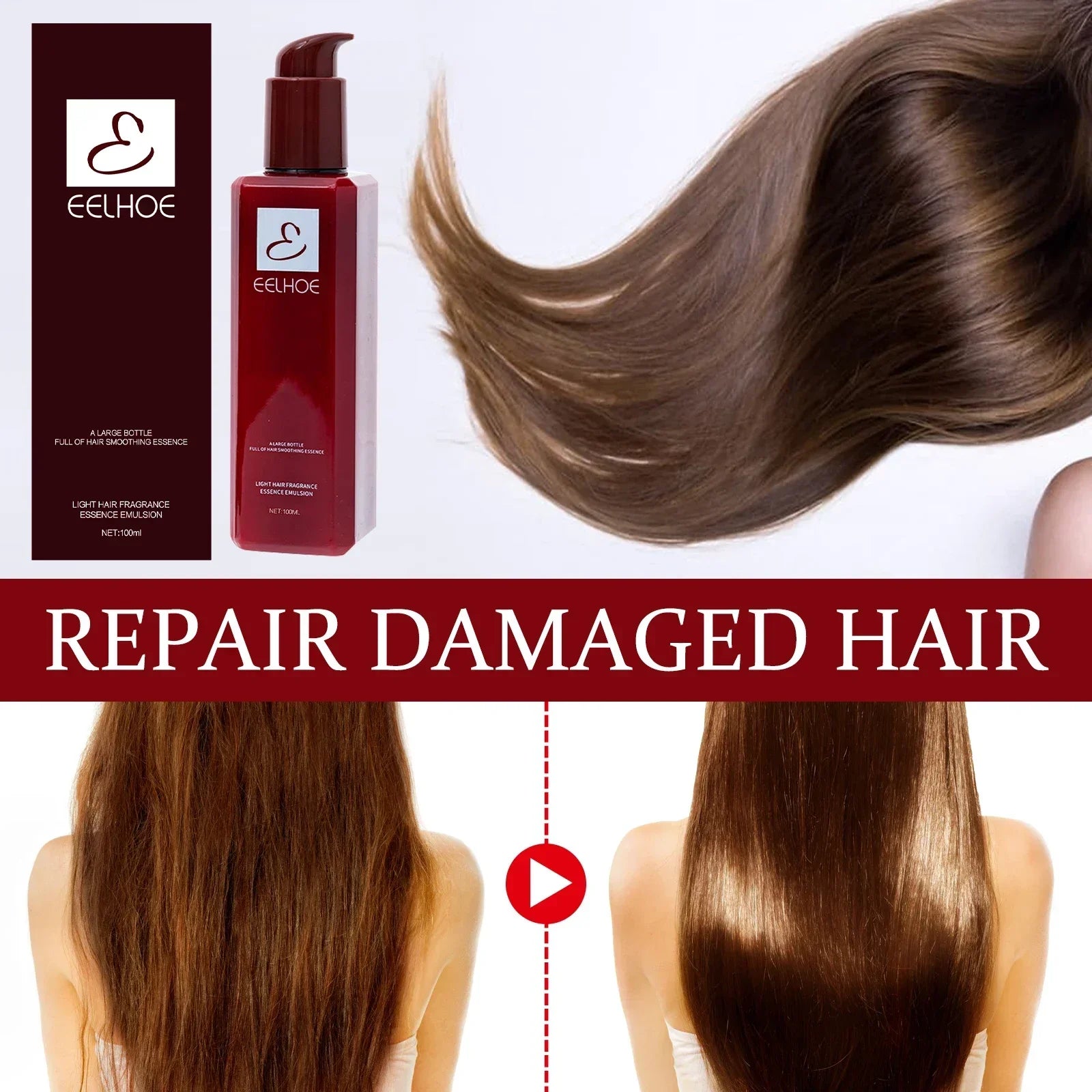 Hair Conditioner Essence Moisturizing Soften Repair Hair Mask Smoothing Treatment for Damaged Dry Curly Frizzy Hair Care Halalzen
