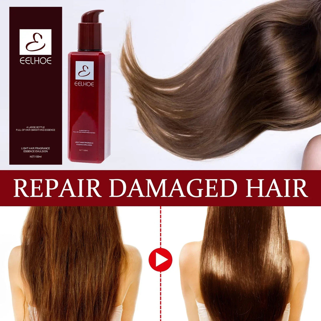 Hair Conditioner Essence Moisturizing Soften Repair Hair Mask Smoothing Treatment for Damaged Dry Curly Frizzy Hair Care Halalzen
