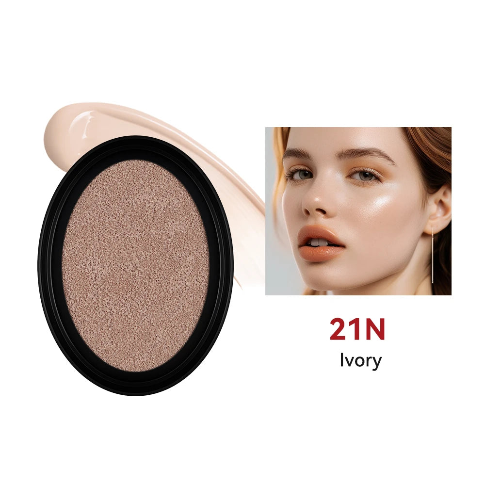 Sunscreen Cushion Refills Foundation Waterproof Long-lasting Brighten Foundation Cream Women Base Makeup Face Korea Cosmetics