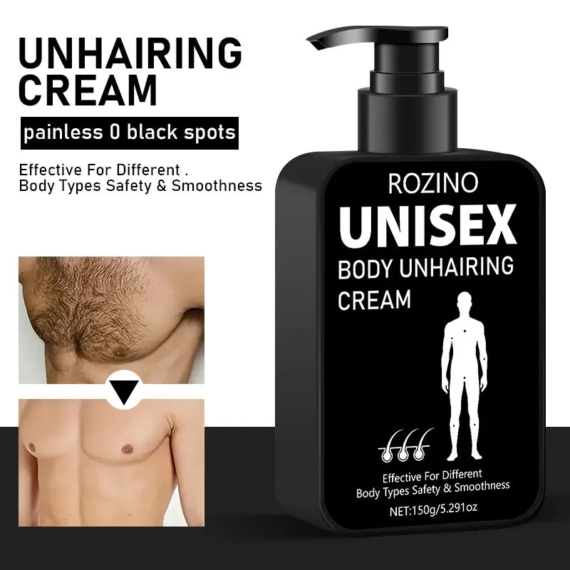 ROZINO hair removal care cream has a smooth and creamy texture, is easy to apply, and is simple and convenient to use. Gently touches the skin's surface, leaving the skin feeling soft and smooth after use, meeting the needs o