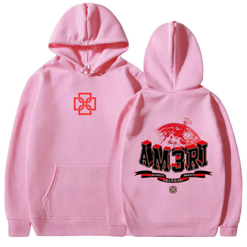 Rapper Duki AM3RI Modo Diablo Hoodies Men's Women Clothing Fashion Hip Hop Hooded Sweatshirts Casual Fleece Pullovers Streetwear