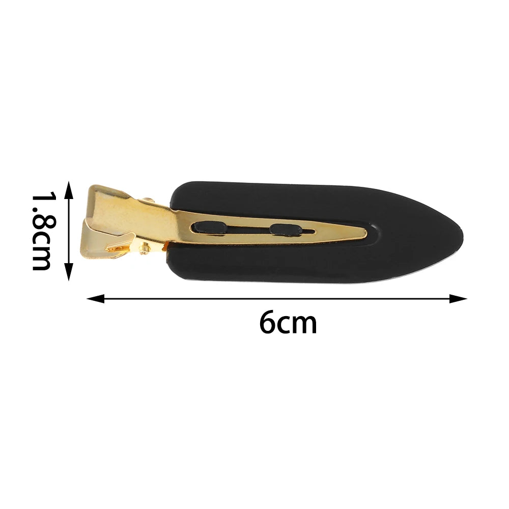 4 Pcs Seamless No Crease Barrettes Makeup Clip No Bend Hair Clip Professional Salon Styling Fixed hairpin Woman Man Hairdressing