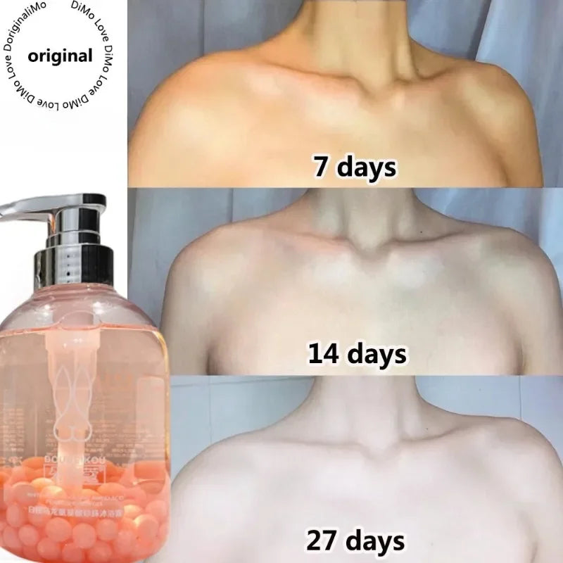 Whitening Shower Gel Women Body Wash Men's Oil Bath Cleansers Bath Beauty Health Cleaning Dirt  Inhibiting Melanin Body Works Halalzen