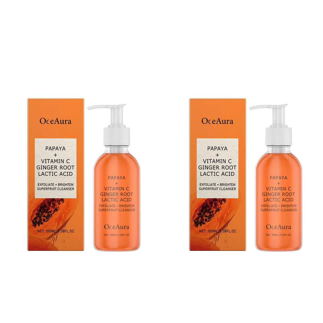 Papaya Face Wash Deep Exfoliating Oil Control Prevents Acne & Blackheads Brightening Pore Minimizing Cleanser For All Skin Types Halalzen