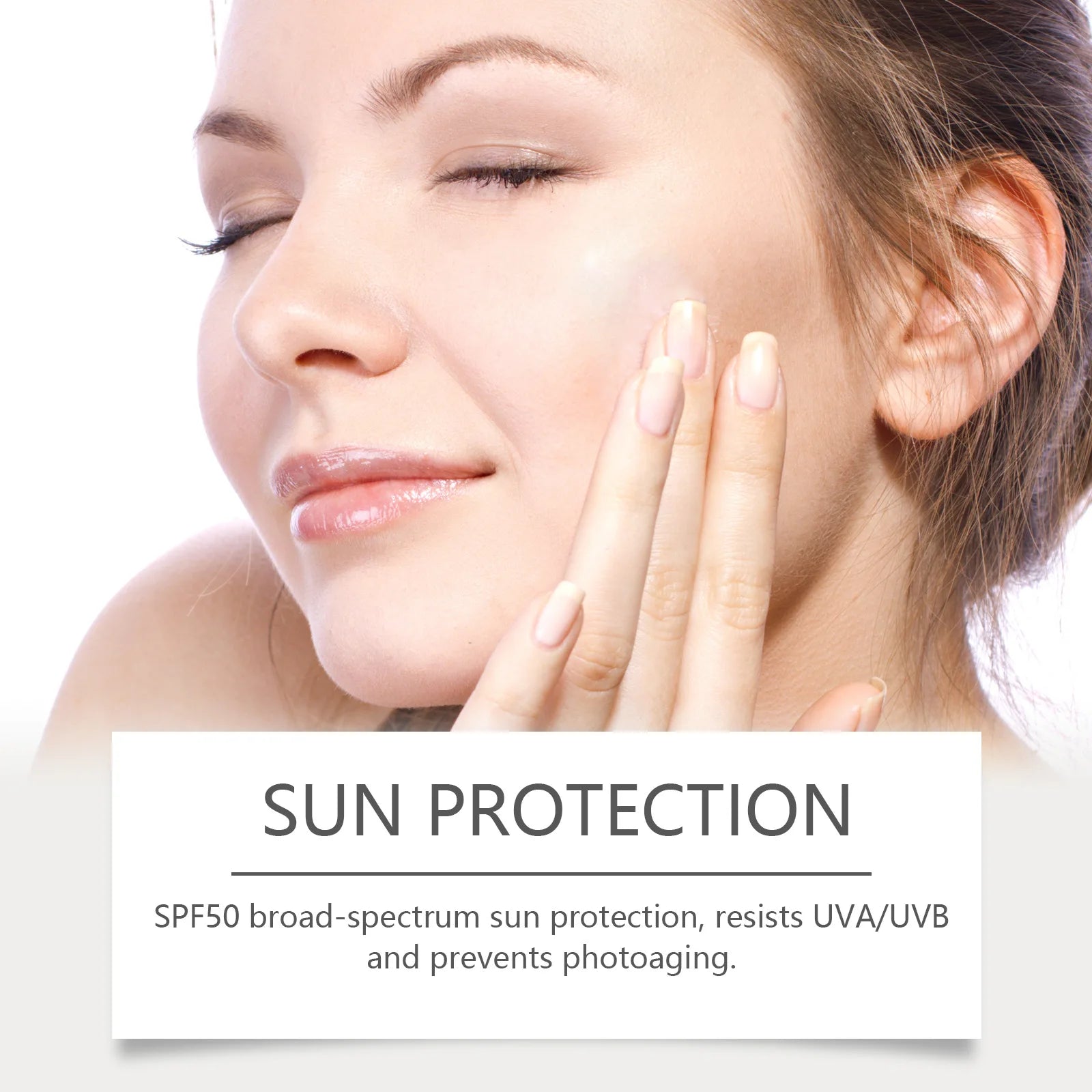 4-in-1 Foundation Liquid Makeup Hydrate Full Coverage Concealer Spf 50 Light Spectrum Sunscreen Serum Repair Moisturizing Primer Halalzen