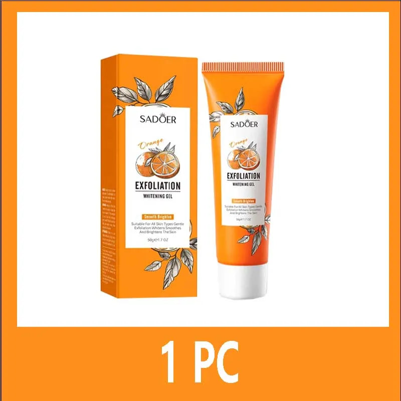 Orange Exfoliating Peeling Gel Facial Scrub Moisturizing Nourish Repair Scrubs Blackhead Removal Face Cleanser Korean Cosmetics Halalzen