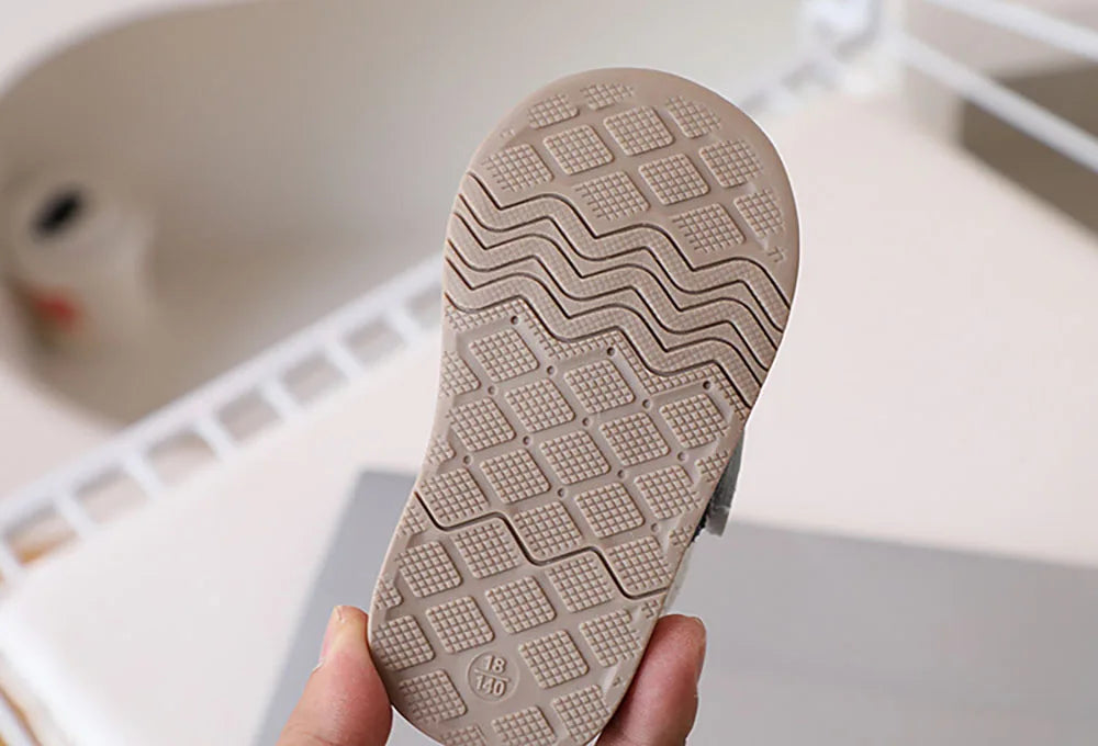 2025 Fashion Toddler Shoes For Baby PU Leather Infant Girl's Sneakers Soft-soled Ergonomics Newborn Boy's Sport Shoes First Step