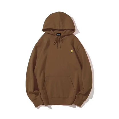 LYLE Cotton Sports Hoodie High quality Autumn Winter 2025 Eagle Logo Embroidery Daily Leisure Brand Sweatshirt for Men And Women