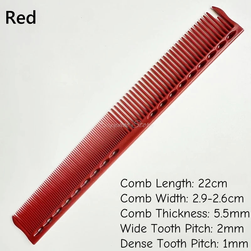 1PC 18cm Professional Hairdressing Haircut Comb Double Headed Anti Static High Temperature Resistance Salon Hair Styling Tools
