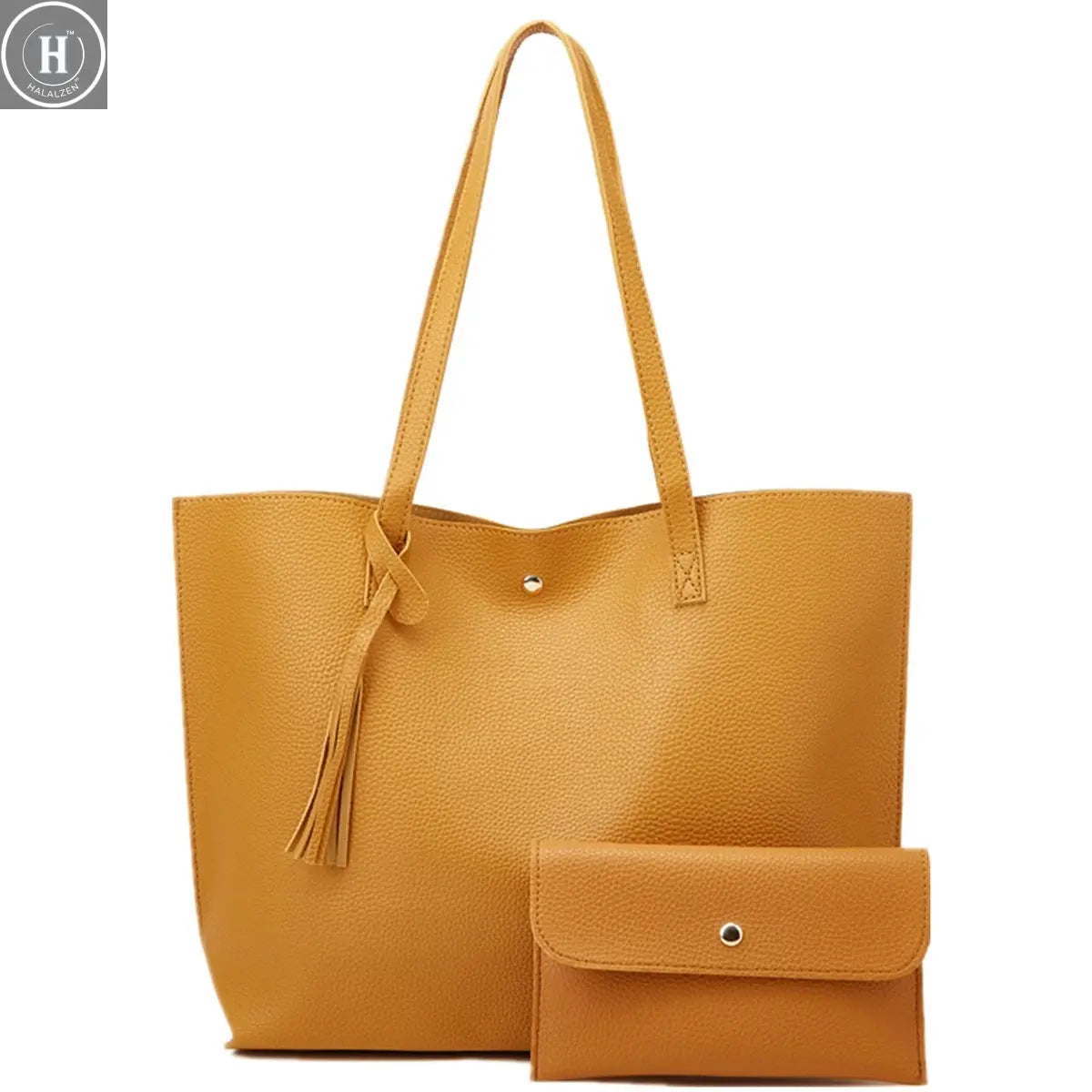 High-capacity ladies business tote bag new fashion handbag cross-border trend ladies shoulder bag large document bag HALALZEN