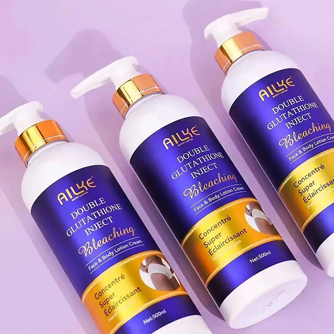AILKE Whitening Skin Care Set, Reduce White, Dark, and Black Spots, Moisturizing, Clean Skin, Lightening for All Skin Types Halalzen