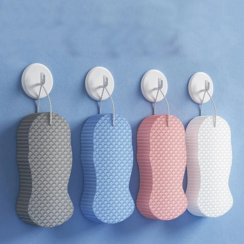 Soft Bath Sponge Body Scrub Massage Brush Body Washcloth Skin Scrubber Relax Exfoliating Skincare Shower Accessories Halalzen