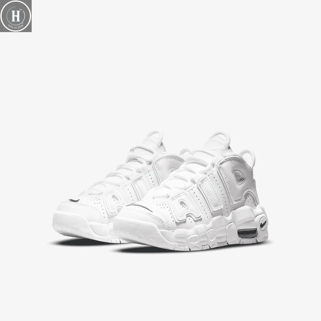 Nike genuine autumn and winter new style children's training durable leather tent basketball shoes DH9723-100 HALALZEN