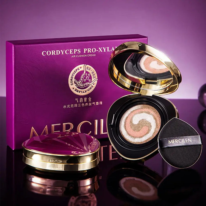 1/2PCS 3 Colors Air Cushion Plant Nourishing Skin Concealer Oil Control Moisturizing Foundation Isolating Cream Beauty Shrink Po