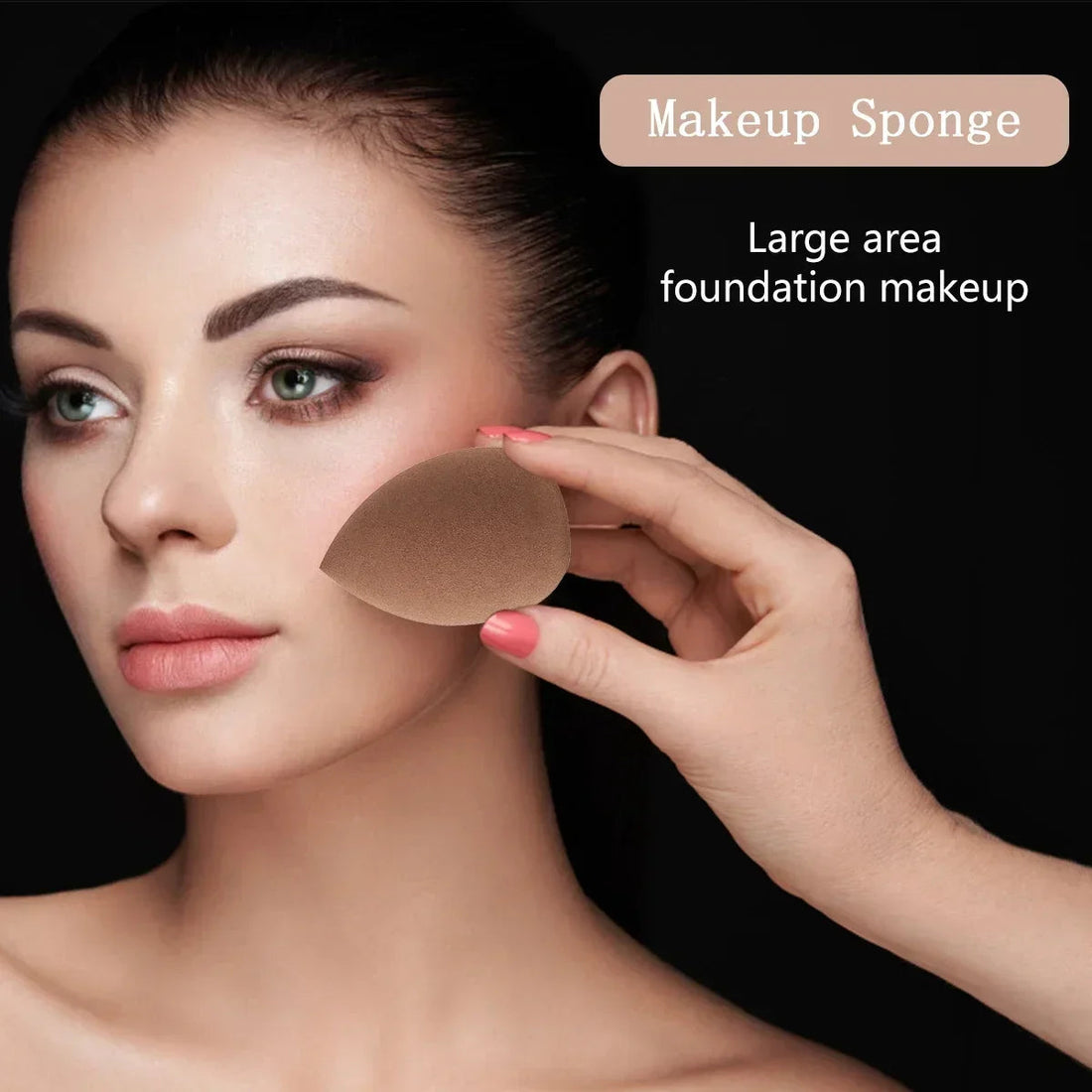 20/40Pcs Makeup Brushes and Sponges Set, Brown Makeup Puff, Beauty Egg, Headband, Wristband Remover Kit, Makeup Tool, Gift, Halalzen