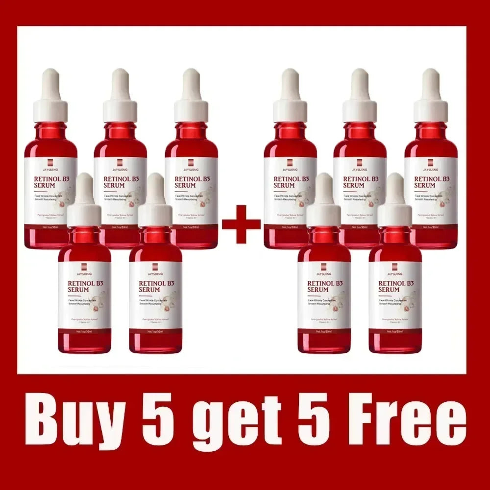 Anti Wrinkke Retinol B3 Face Essence Moisturizing Fade Fine Line Lifting Firming Repair Smooth Nourish Tighten Brighten Serum