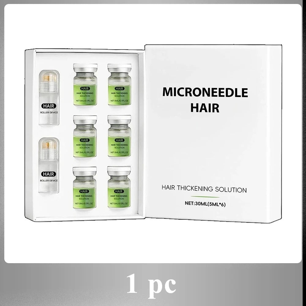 0.2MM Microneedle Hair Growth Treatment Kit, Scalp Nourishing Serum, Household Scalp Care Set for Thicker Healthier Hair