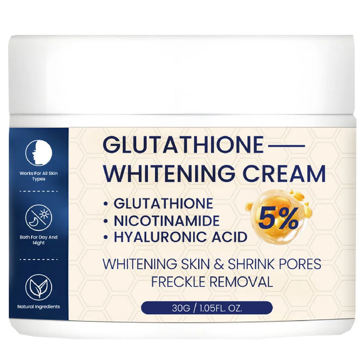 Whitening Face Cream, Reduce Dark Spots, Sun Spots, Melanin, With Collagen, Glutathione, Even Skin Tone For All Skin Types