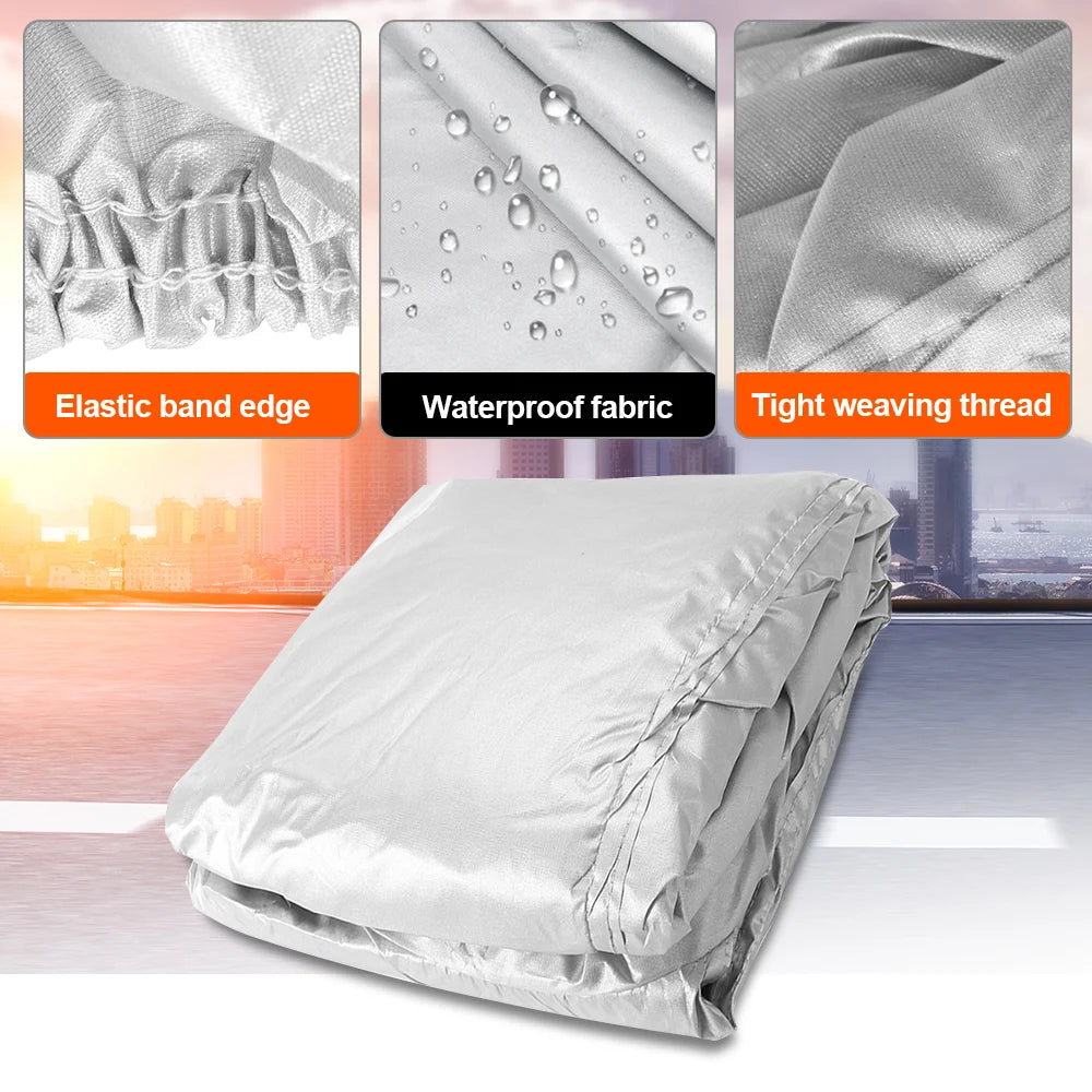 Universal Car Cover Sun UV Protection Car Body Sun Rain Dustproof Waterproof Cover S/M/L/XL/XXL Car Covers Smart Outdoor Full