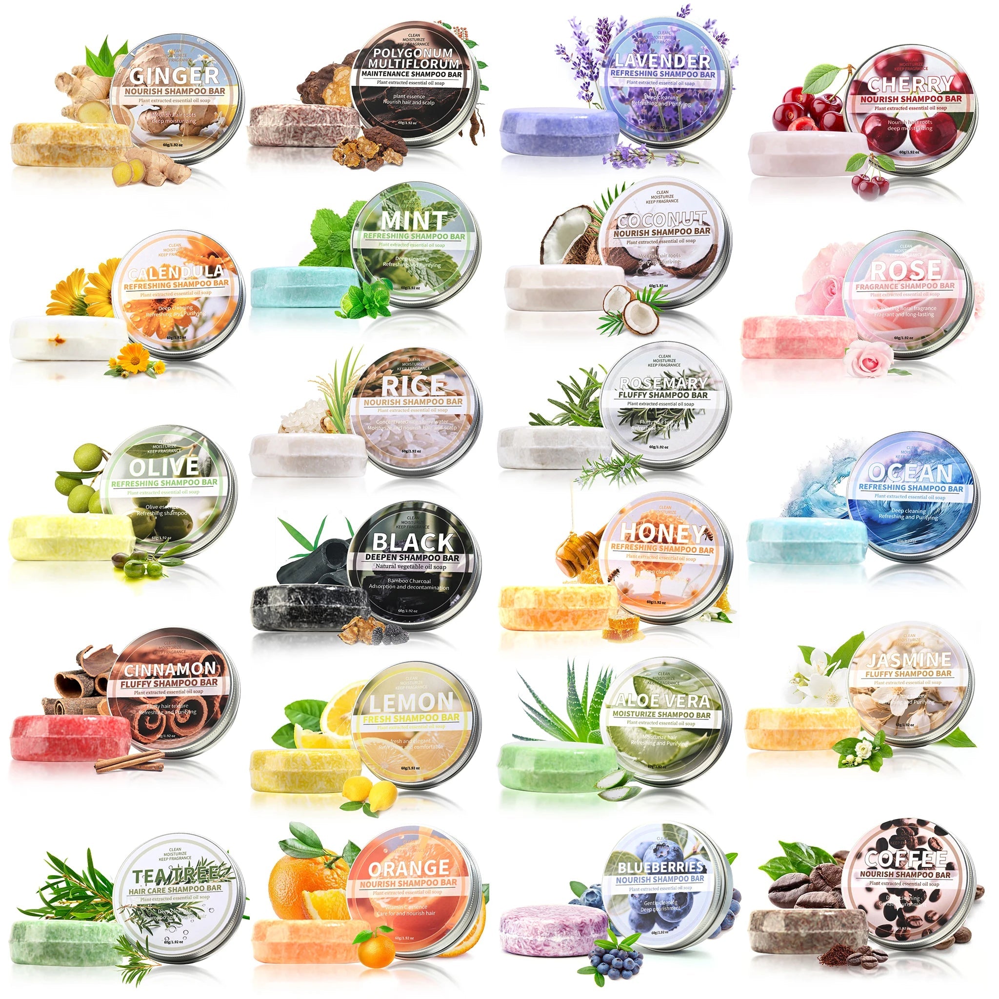 Olive Shampoo Bar, Olive Extract Essence Black and Soft Shampoo, Deep Cleaning Hand Soap, Olive Oil Soap Halalzen