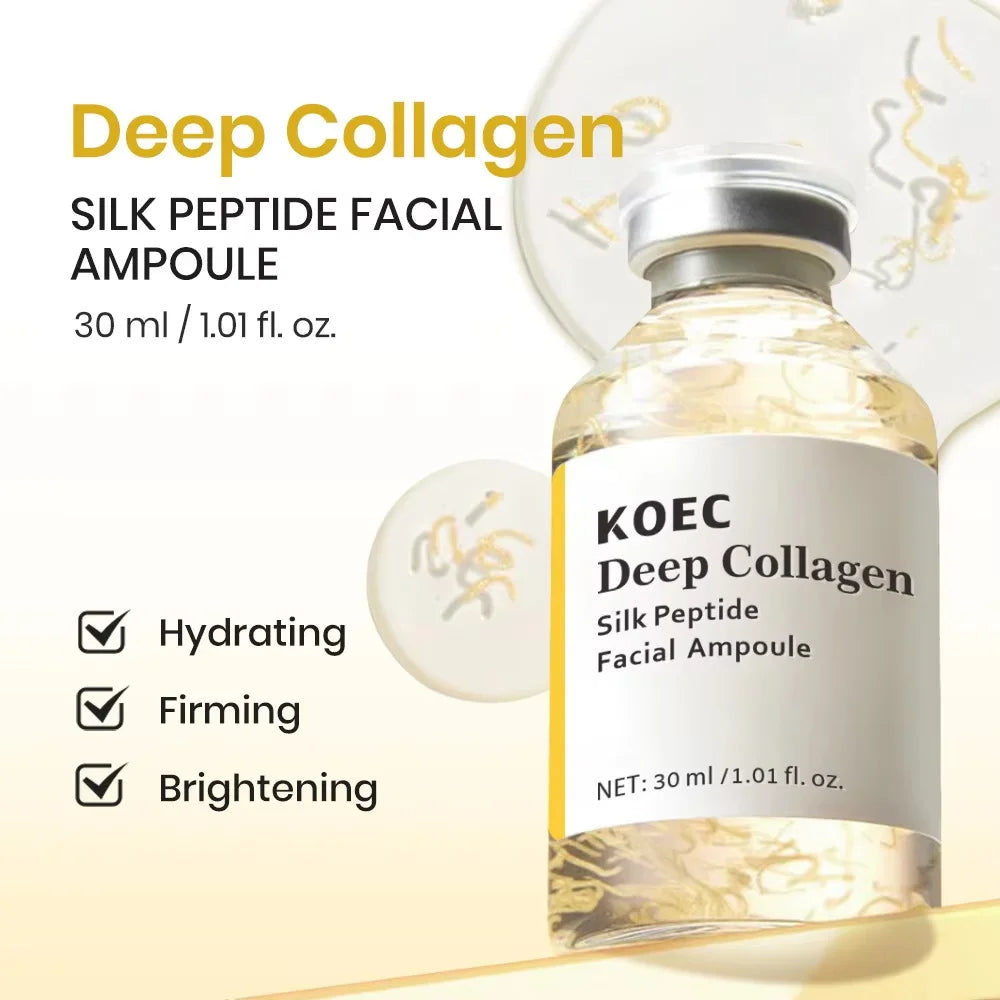 Peptide Intensive Lifting Ampoule,Deep Collagen Face Firming Moisturizing Serum,Glass Skin Tightening Hydration,Korean Skincare