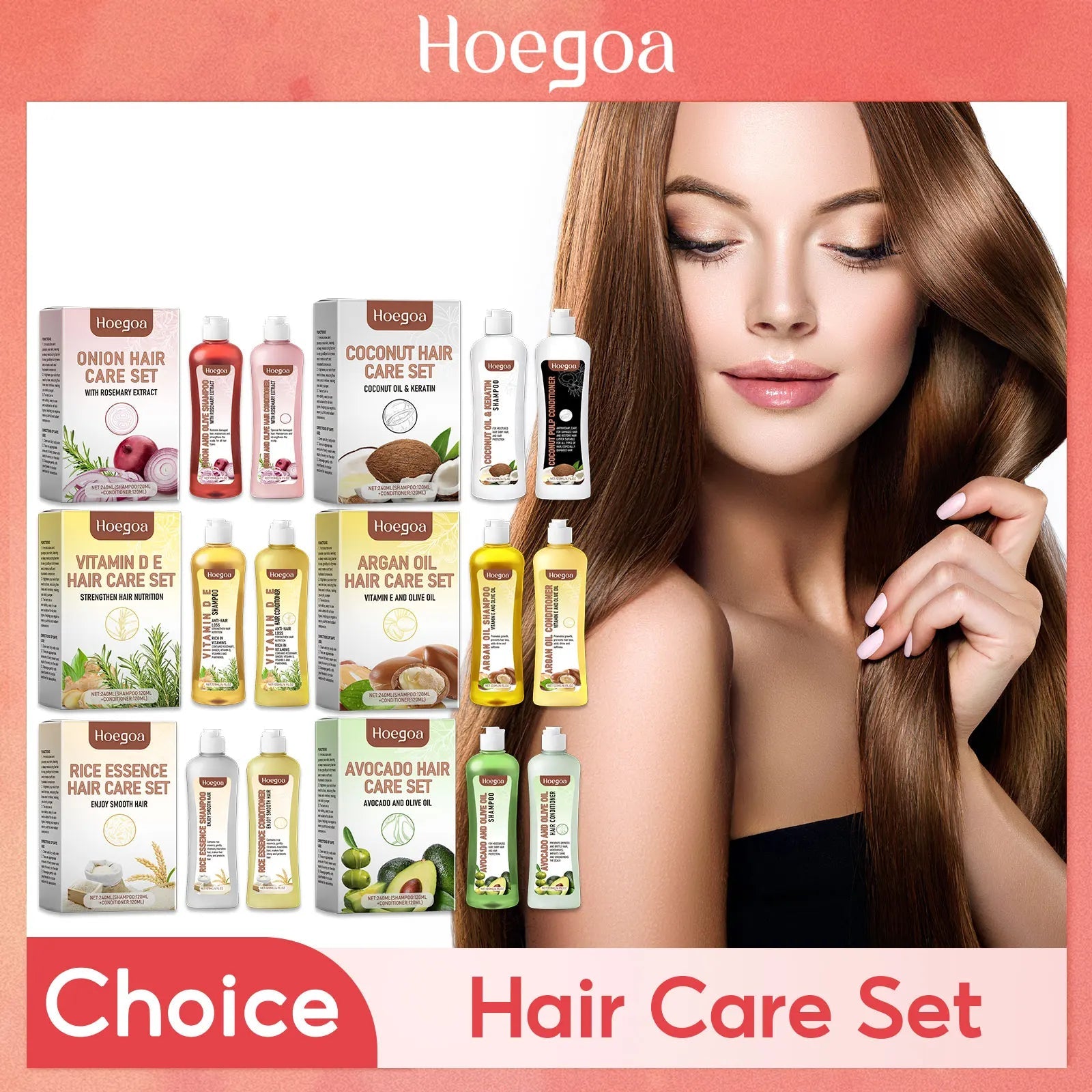 Hair Growth Shampoo Conditioner Set Repairing Strengthen Root Deep Nourish Anti Frizzy Dry Hair Oil Control Smoothing Hair Care Halalzen