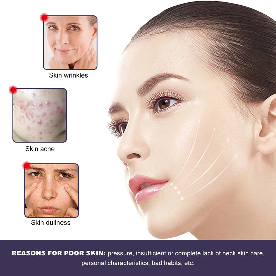 5in1 Rice Niacinamide VC Anti Aging Essence Brightening Fade Dark Spots Moisturizing Hydrating Glow Skin Care B3 Face Serum