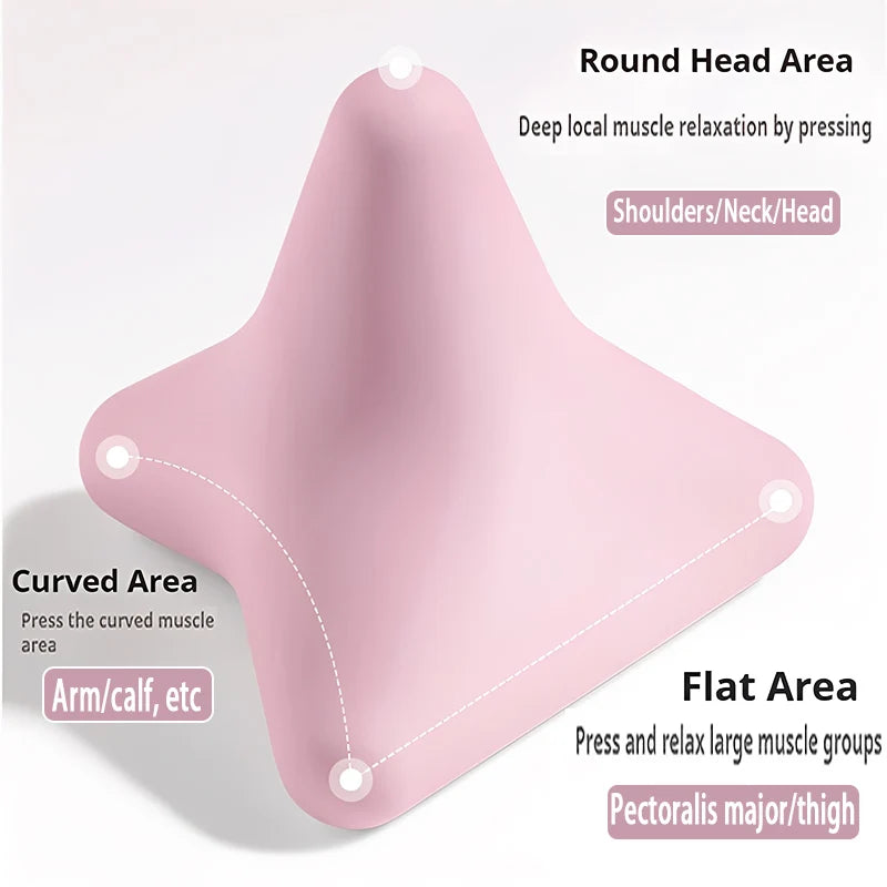 1PCS TPE Massage Ball Trigger Point Spine Back Neck Scapula Foot Massage Ball Yoga Relaxation Meridian Fitness Ball AMQ08