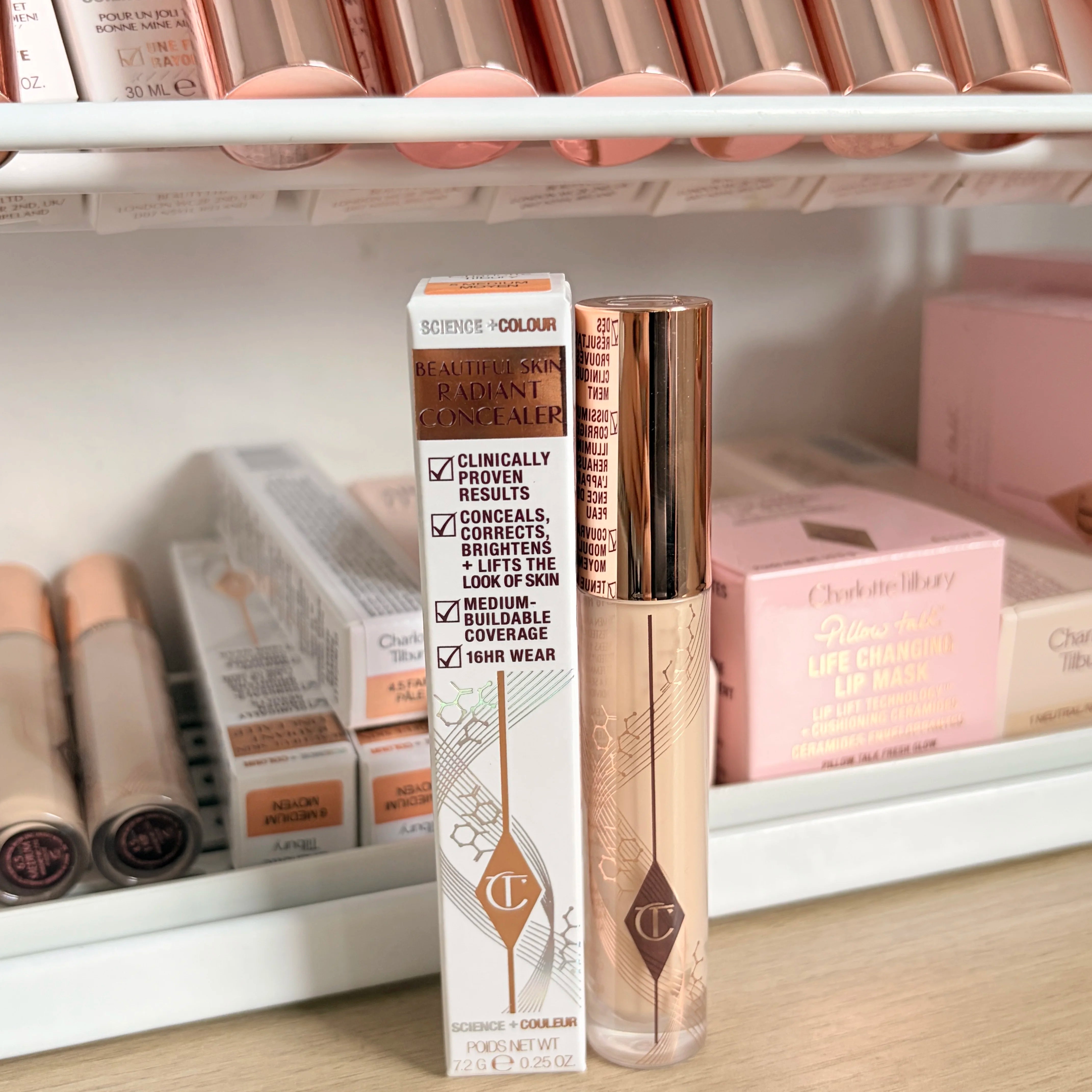 Charlotte Tilbury Airbrush Flawless Blur&beautiful Skin Radiant Concealer Unreal Skin Sheer Glow Tint Hydrating Foundation Stick