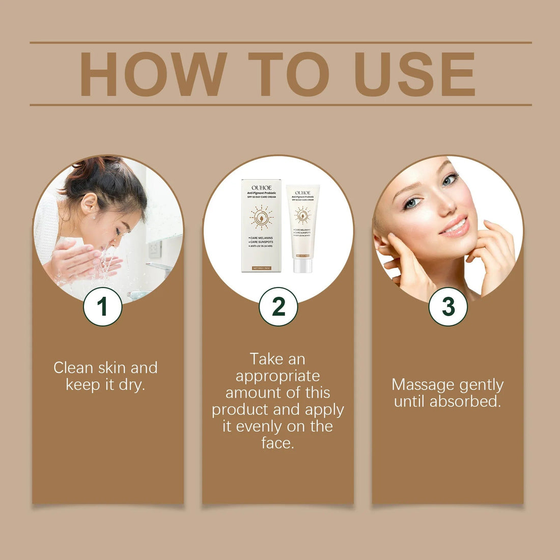 SPF50 Sunscreen Defensing Ultraviolet Reducing Pigmentation Even Tone Waterproof Whitening Anti Sunburn Facial Protective Cream Halalzen