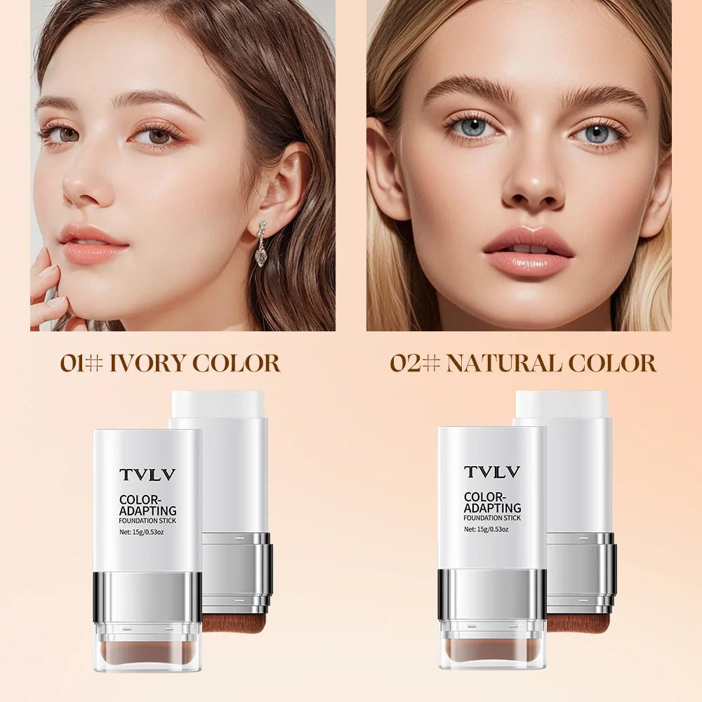 TVLV Color Changing Foundation Smooth Lightweight Hydrating Long Lasting Non-Fading Makeup Halalzen