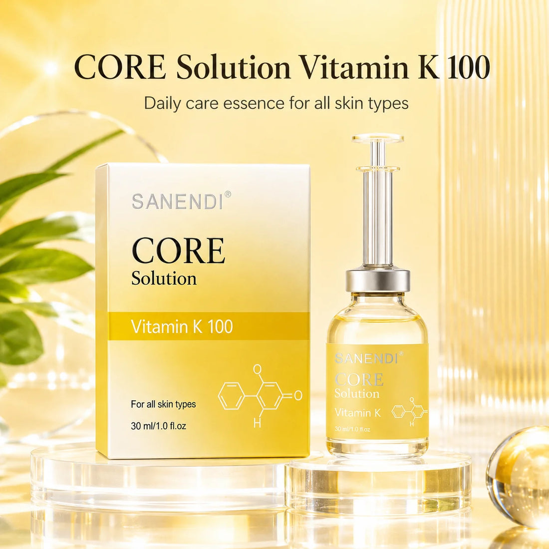 Sanendi Eyes Area Daily Care Serum Hydration Firm Intensive Ampoules Refresh Lighweight Liquid Solution Korean Skin Care