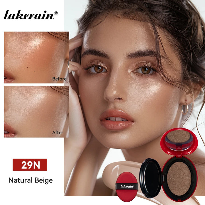 Sunscreen Cushion Foundation Fit Cushion Foundation Full Coverage Waterproof Long-lasting Concealer Long-lasting Korean Makeup