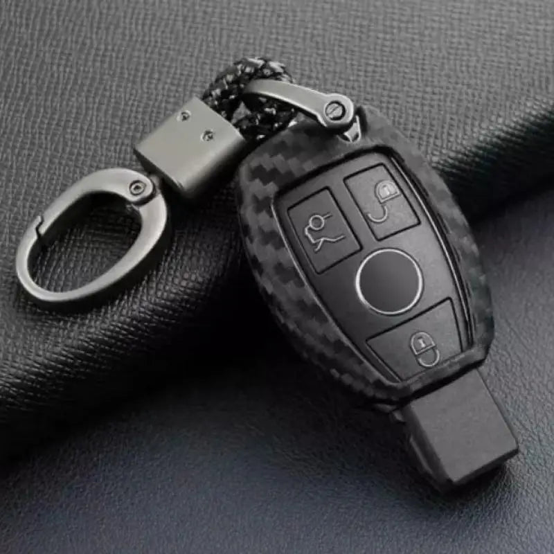 TPU Carbon Fiber Car Key Case Cover For Mercedes Bnez CLA GLC GLA GLK W203 W210 W211 W204 W176 A B C R Class AMG Accessories