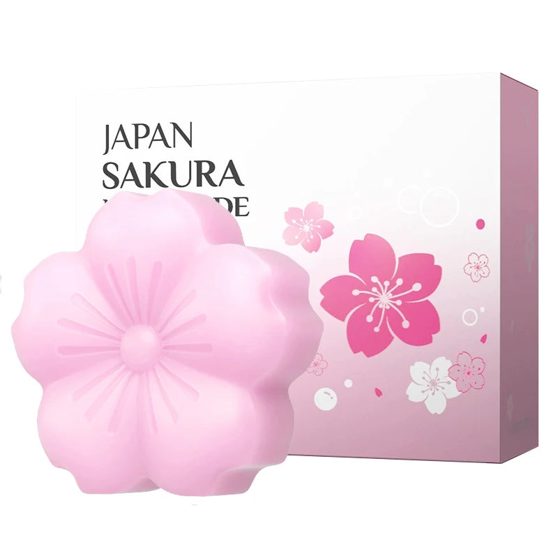 LAIKOU Sakura Facial Soap Face Wash Foam Facial Cleanser Moisturizing Whole Body Bathing Handmade Soap