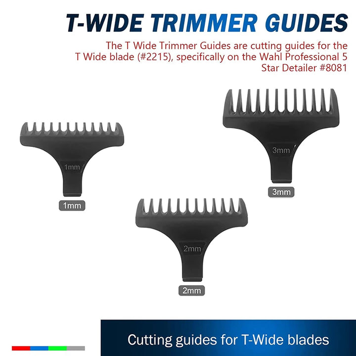 Hair Trimmer Limit Comb Universal Black Guards Hairdresser Hair Cutting Guide for KM-2293 KM-2299 1 2 3mm Comb