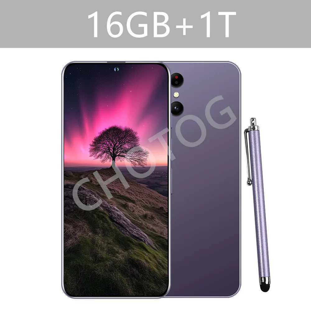 Cellphones Case For SMS 25 Ultra Mobile Phones 5G Dual Sim Android 14 Cell Phone Cases For Smartphone 22GB+2TB  7800mAh Cover