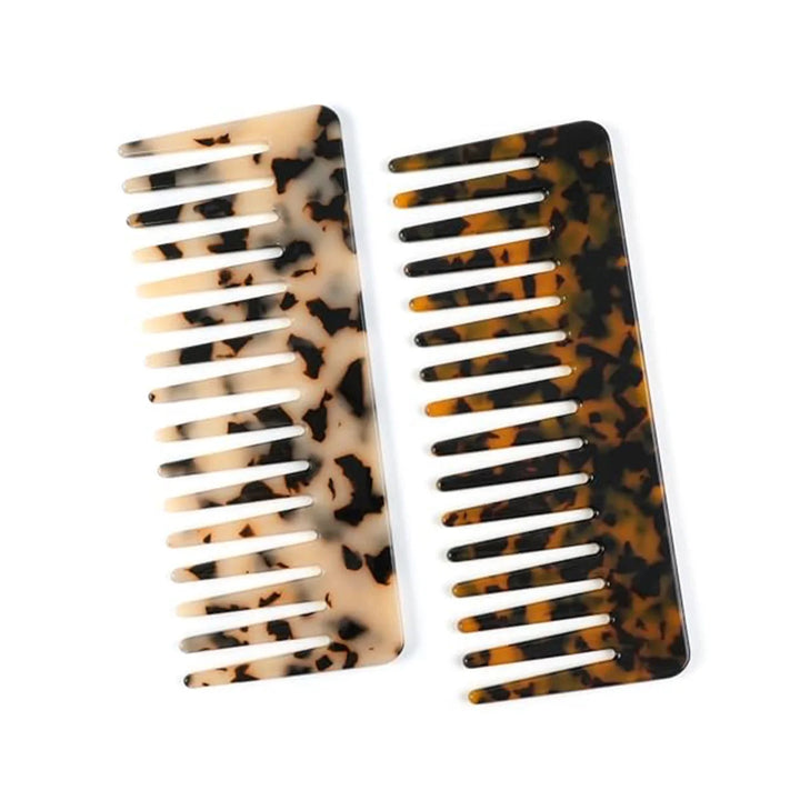 Wide Tooth Comb Set for Detangling Styling Curly Thick Hair All Hair Types Daily Hair Care Grooming Tool