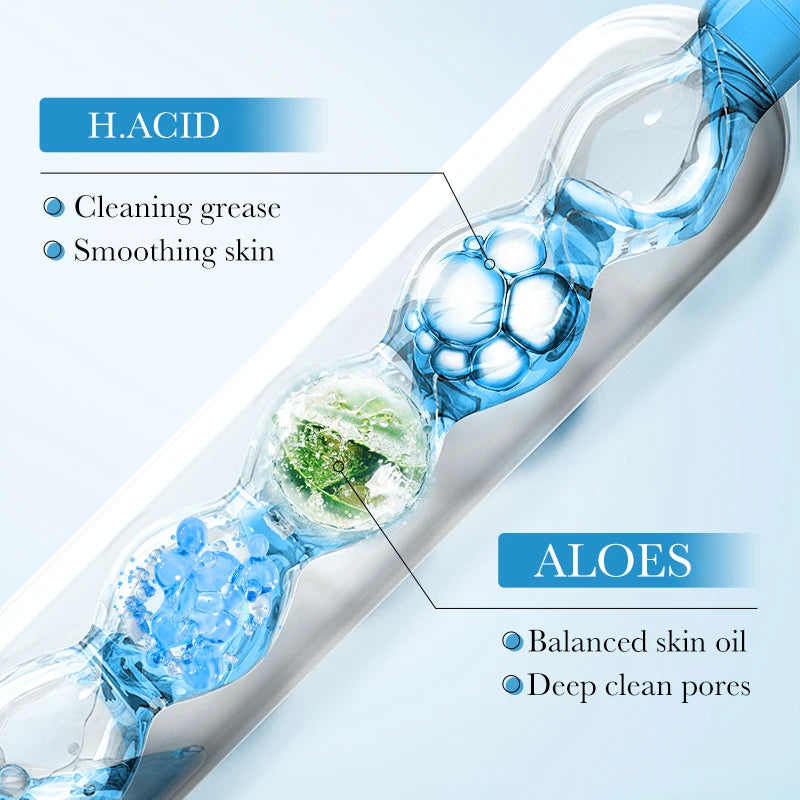 1/2PCS Amino Acid Facial Cleanser Face Wash Foam Face Massasge Facial Hydrating Moisturizing Skin Products Mossee Cleansing Care