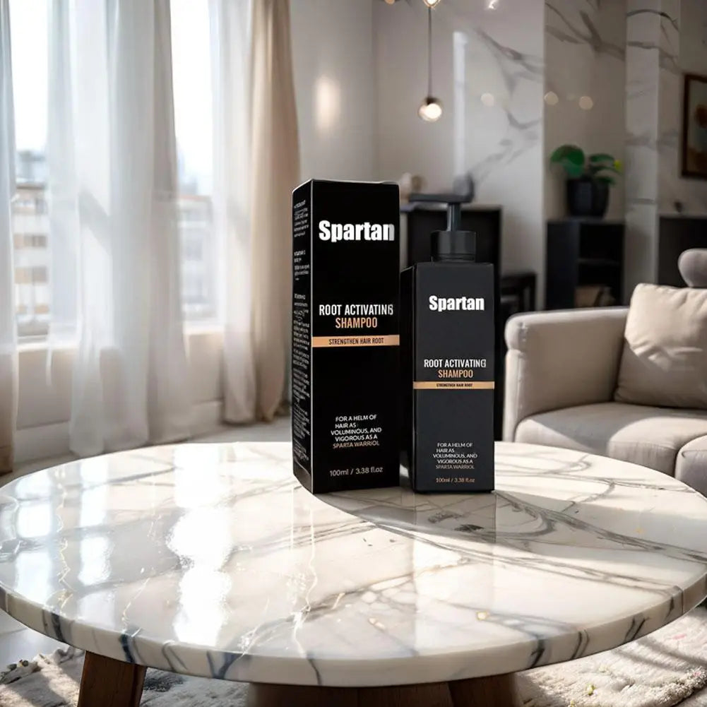 Spartan Thickening Shampoo 100ml Anti Baldness Root Activator Nourishes Prevents Hair Loss Solidifies Regrowth Shampoo Hair Care Halalzen