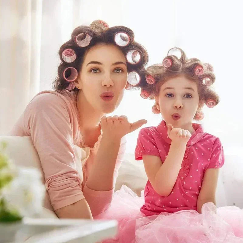 Hair Rollers Self Grip Hook Hair Curlers Heatless Roller Salon Dressing Curlers Jumbo Size Sticky Hair Styling Tools Halalzen