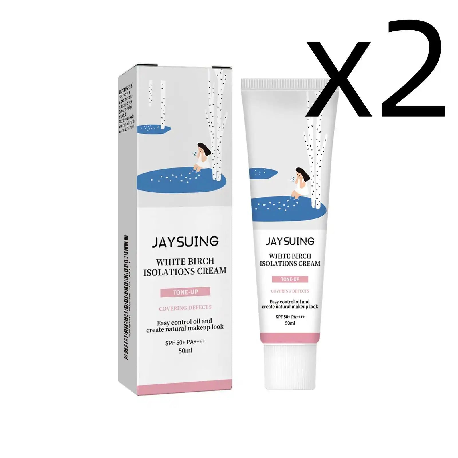 Sunscreen Spf 50+ Pa+++ Uv Protection Isolation Sunblock Refreshing Brightening Hydrating Waterproof Makeup Whit-ening Sun Cream Halalzen