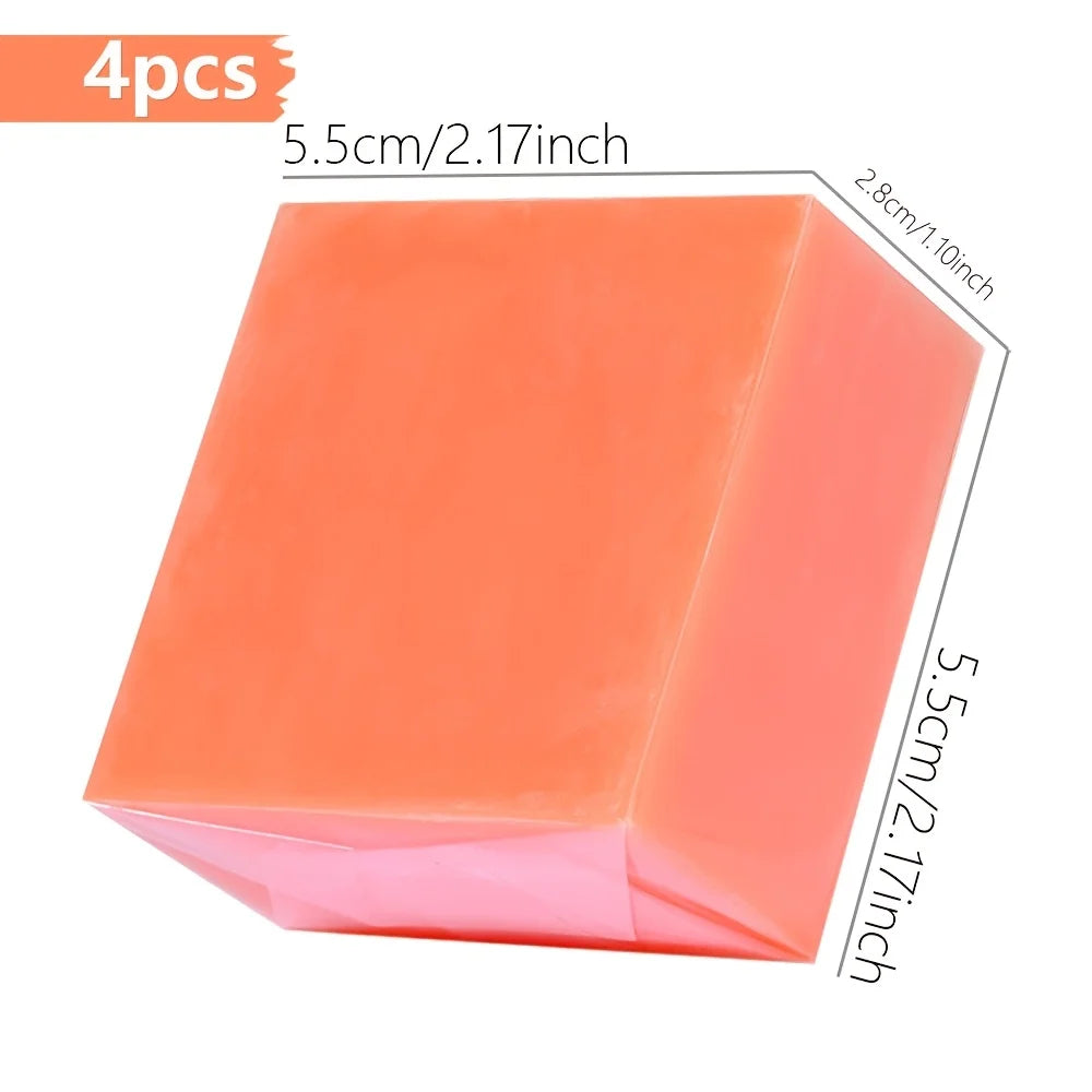 4pcs/Papaya Essential Oil Soap For Face Cleansing Natural Hydrating Whitening Pink Rose Handmade Halalzen