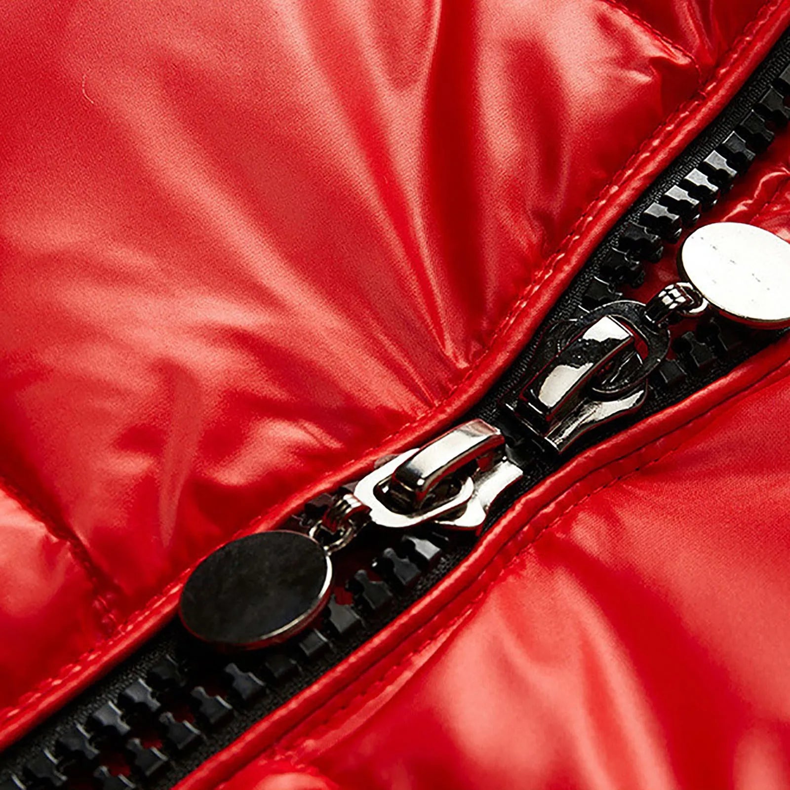 Men's Down Jacket Casual Black Glossy Couple Unisex Hooded Puffer Outwears Mens Lightweight Warm Thickened Bread Padded Coat