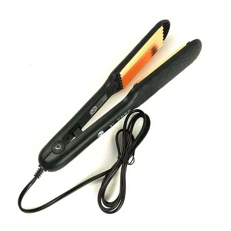 Professional Ceramic Corrugated Iron Fluffy Hair Curler 3D Hair Crimper Iron Corn Perm Splint Flat Iron Curling Styling Tool