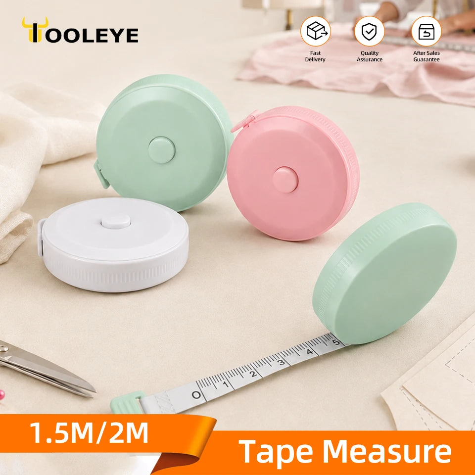 1.5/2M Soft Tape Measure Double Scale Body Sewing Flexible Measurement Ruler For Body Measuring Tools Tailor Craft 60/79Inch
