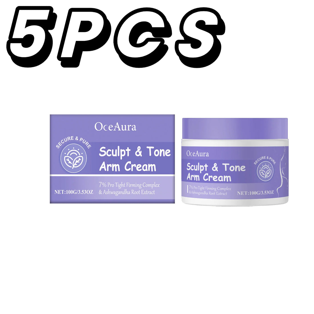 Sculpt & Tone Arm Firming Cream Collagen Moisturizer Tightening Remove Wrinkles Lifting Skin Anti Sagging Massage Body Cream