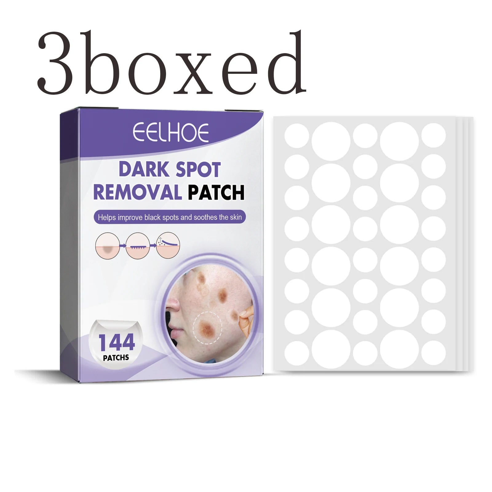 Spot-Removing Patches - For Lightening Facial Dark Spots, Chloasma, Pigmentation And Melanin; Moisturizing Skin. Spot Patches