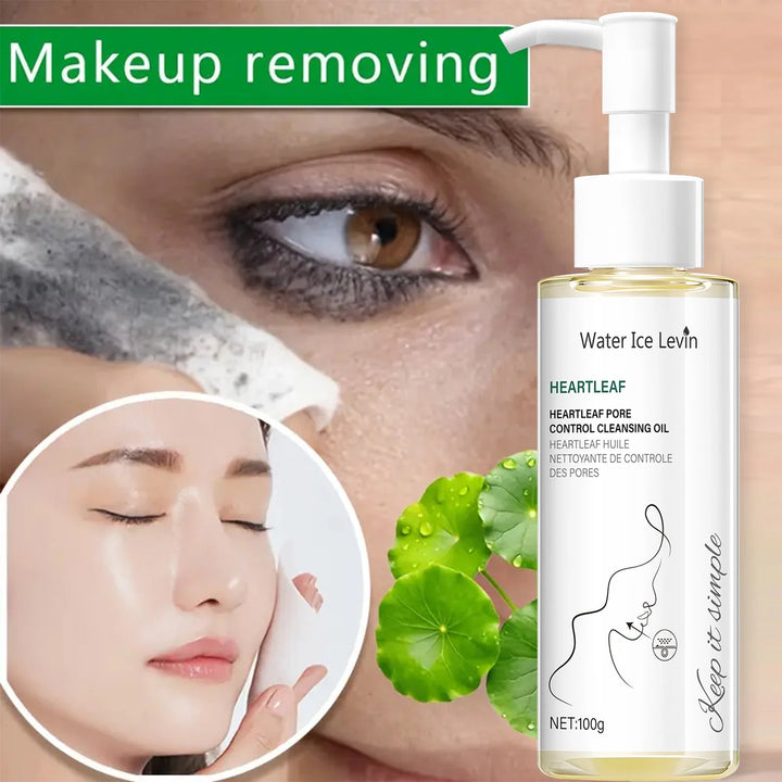 Heartleaf Pore Control Cleansing Oil with Niacinamide - Moisturizing & Protecting Daily Facial Cleanser for Elastic Skin Halalzen
